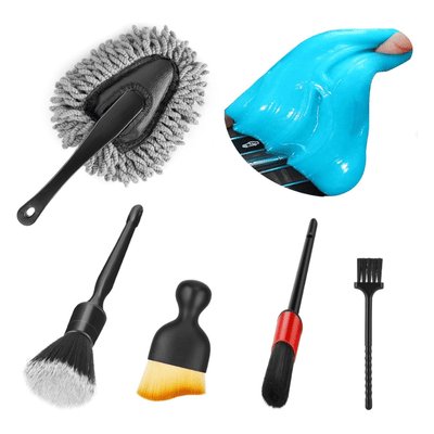 Car Interior Duster & Cleaning Gel Kit